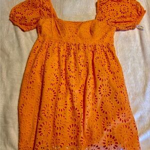 Orange Eyelet Lilly Pulitzer Dress